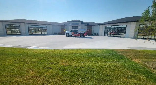 Residential garage door installation completed in Omaha