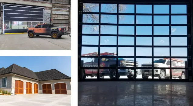 Commercial warehouse door project in Nebraska