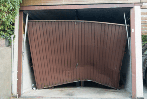 Bent Garage Door Track